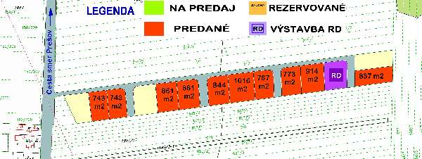 Stavebný pozemok v obci Petrovany - PREDANÉ